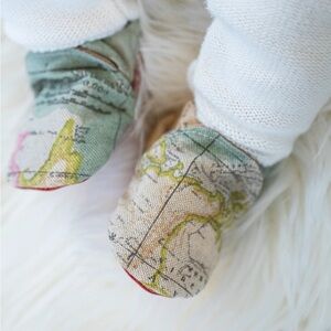 Little Grapefruit Baby Shoes Globe Trotter